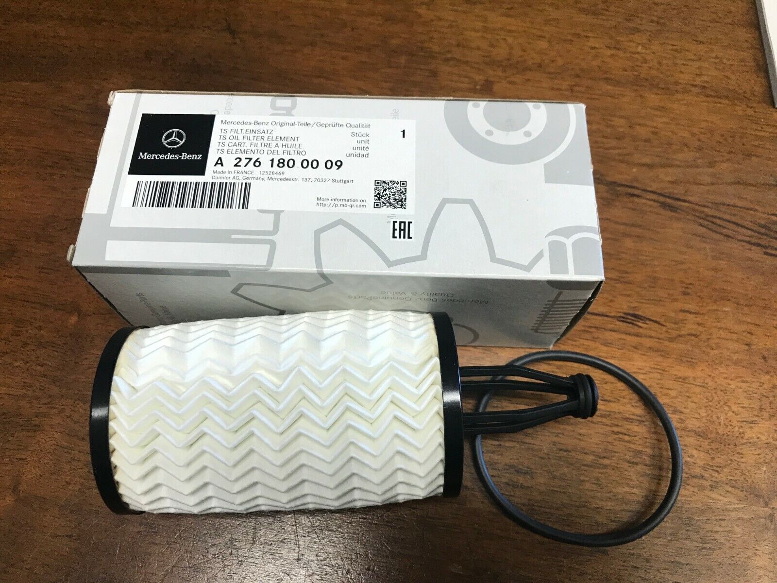 MERCEDES BENZ A2761800009 Engine Oil Filter